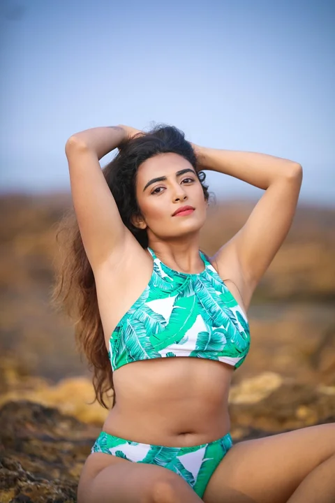 indian woman, bikini, portrait, swimsuit