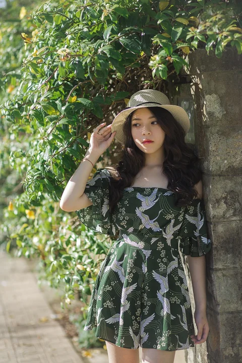大叻, 女孩, 女人, 植物