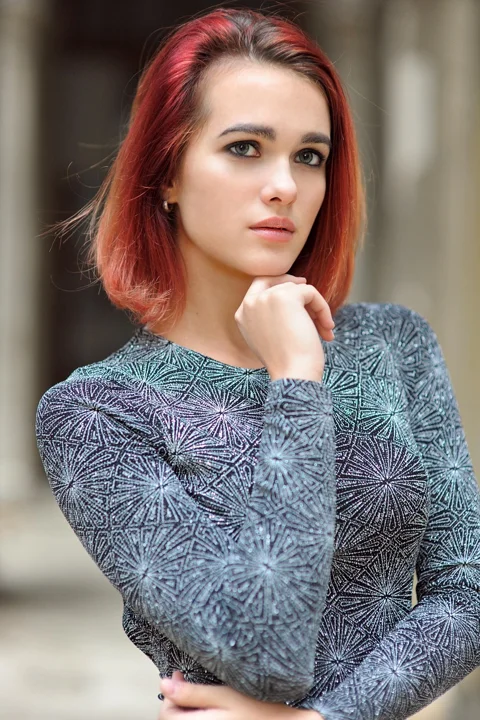 young woman, portrait, portrait of a girl, sight