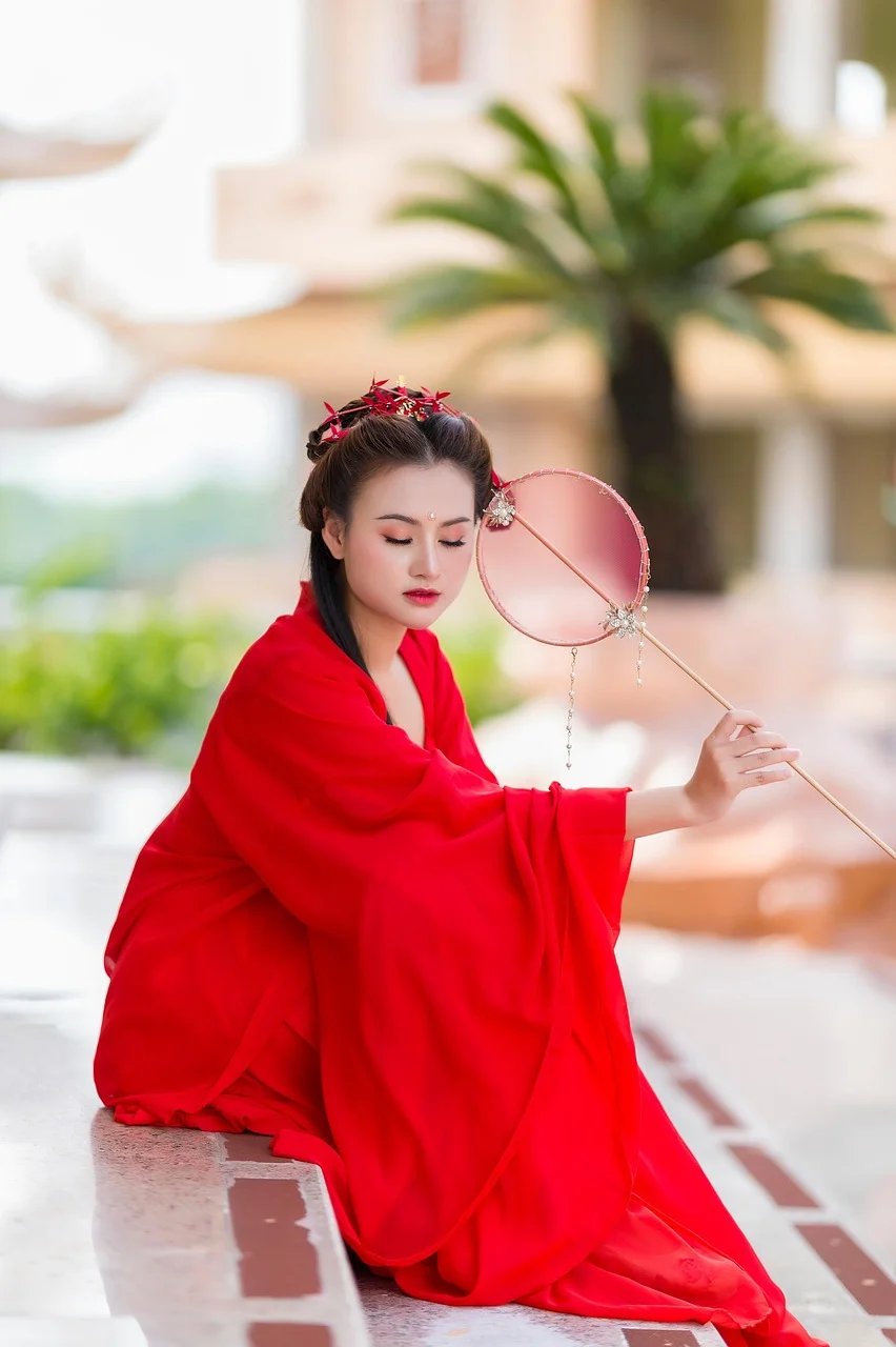asian, woman, model, portrait