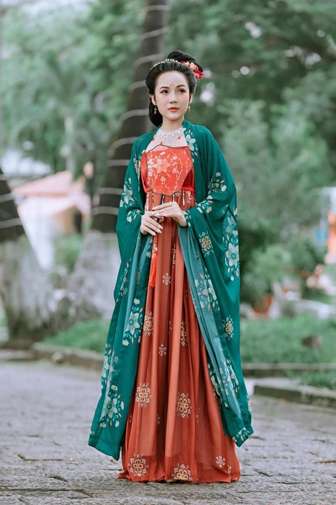 fashion, woman, chinese dress, ancient