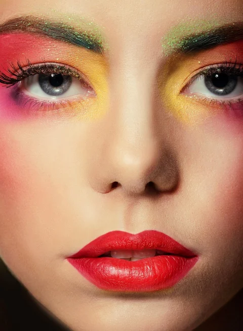 makeup, woman, person, eye shadow