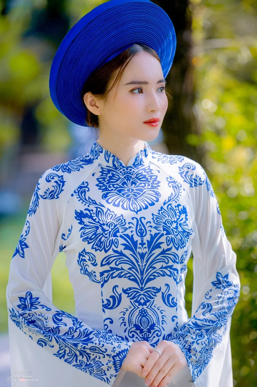 ao dai, fashion, woman, portrait
