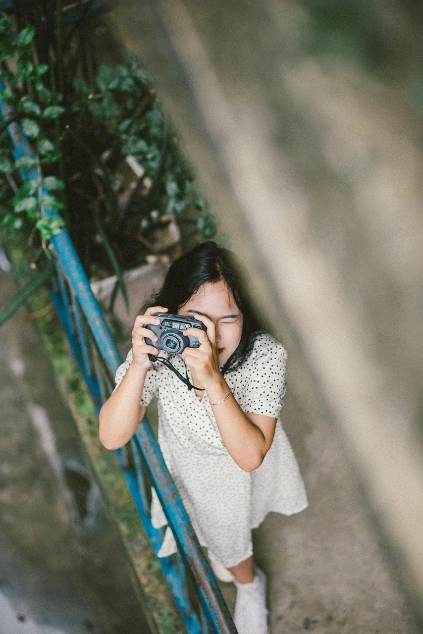 girl, camera, photography, lifestyle
