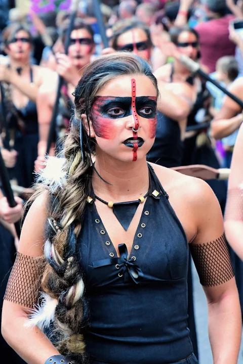 amazon, woman, warrior, determined