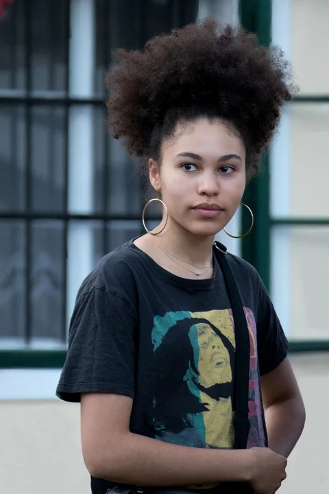 woman, face, eyes, young