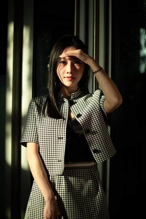woman, model, style, sun rays