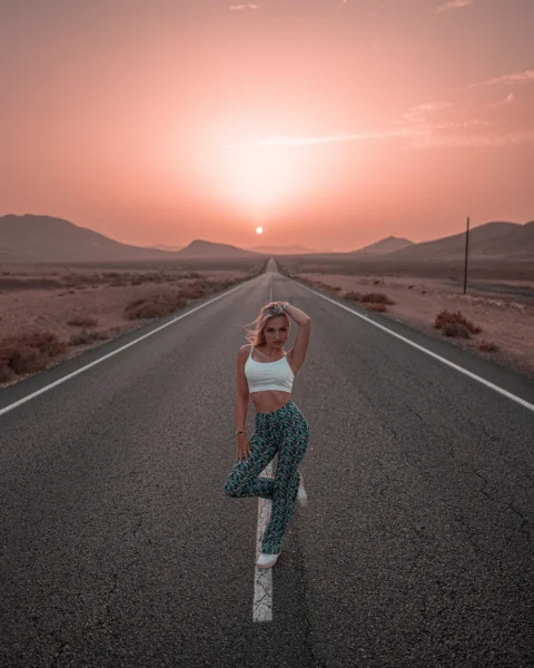 girl, fashion, road, beauty