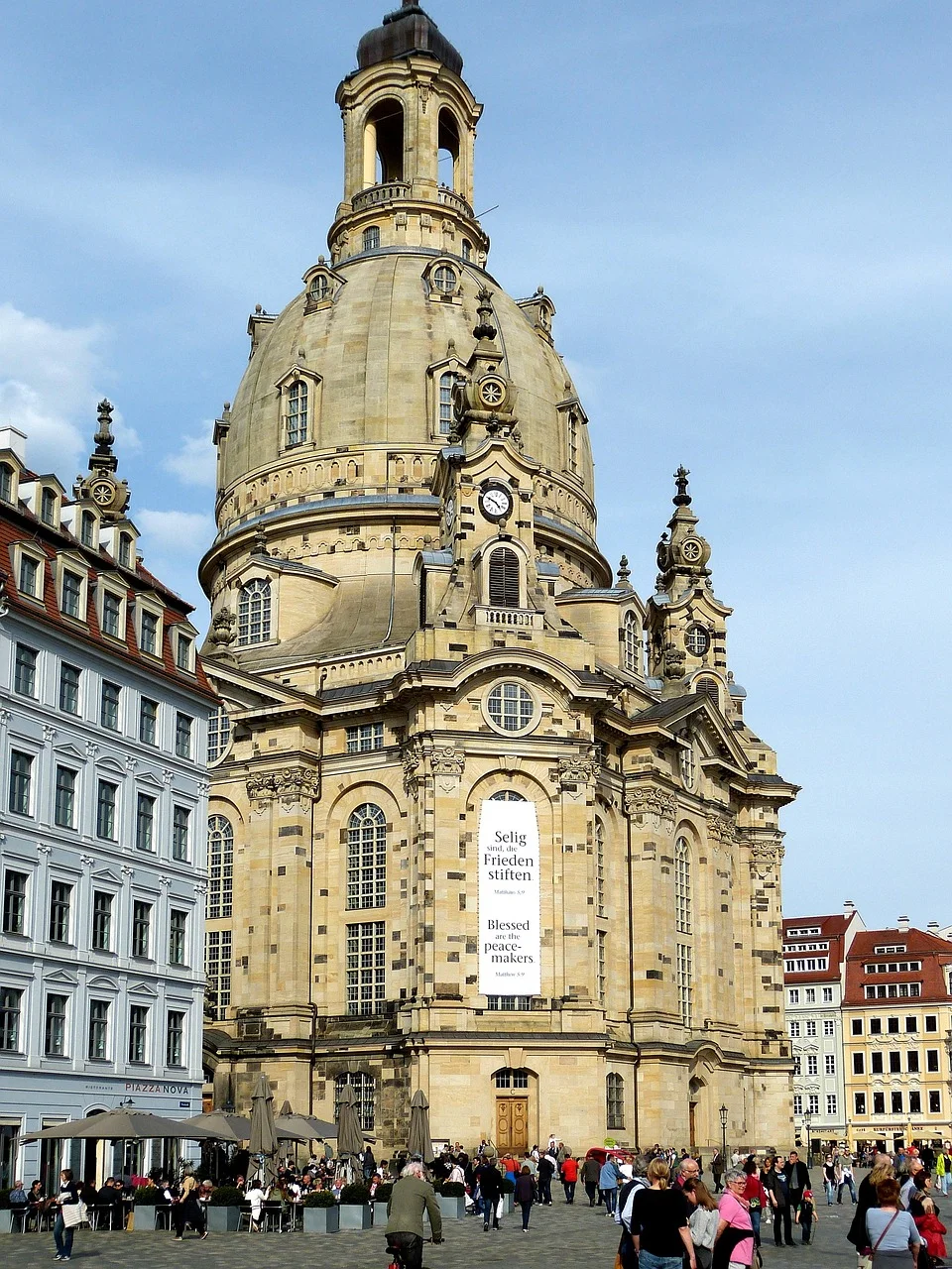 dresden, woman church, historic center, saxony