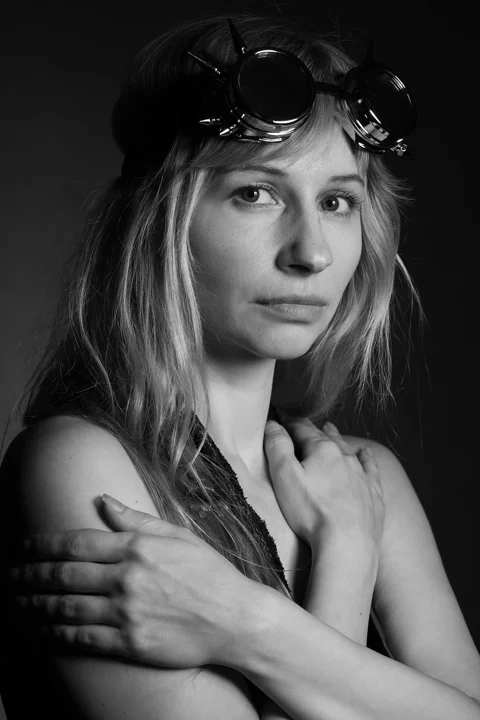 portrait, young woman, woman, sight