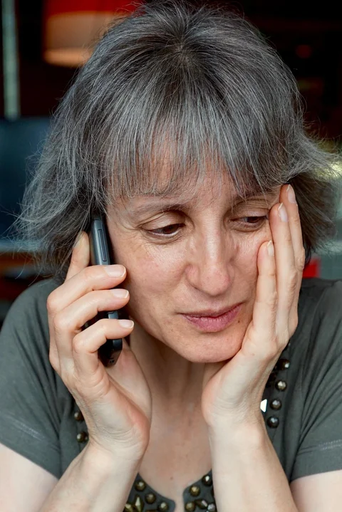 make a phone call, woman, phone, thoughtful