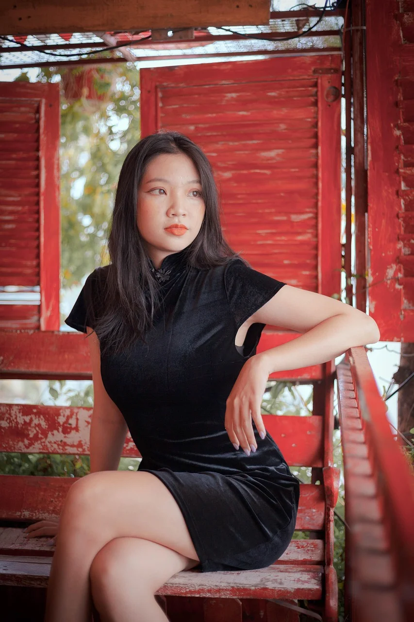 woman, portrait, model, asian