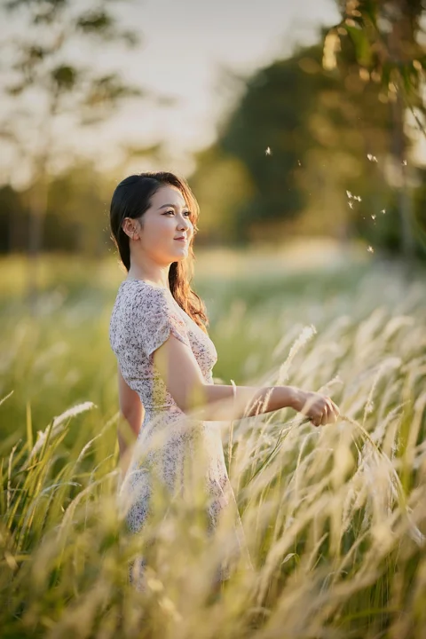 女性, 美しさ, 自然, 屋外