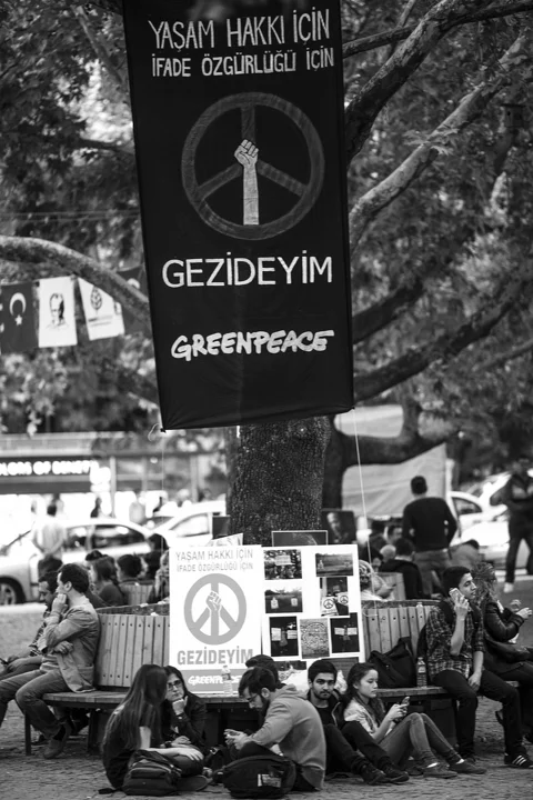 street, banner, action, resist