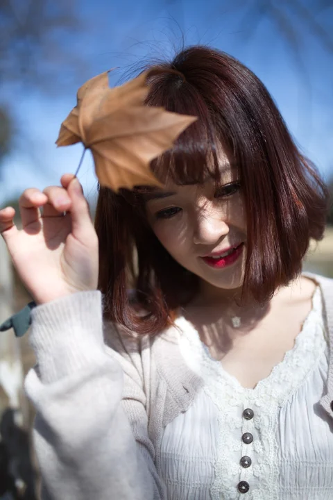 女孩, 肖像, 年轻, 女性