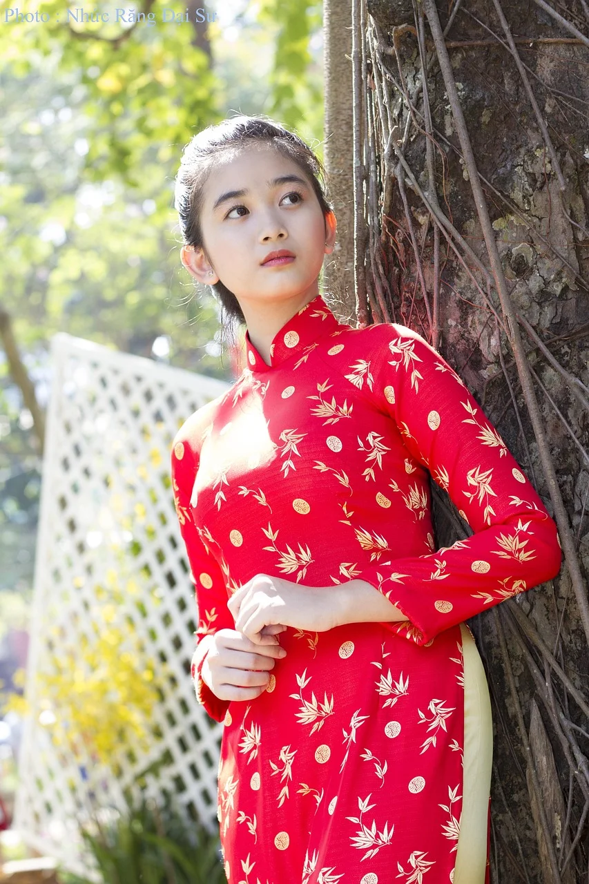girl, grass, green, field