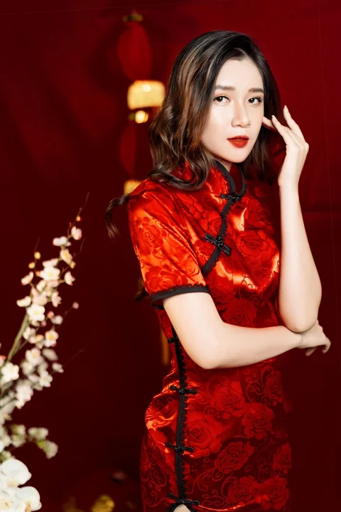 tet, ao dai, vietnamese woman, woman