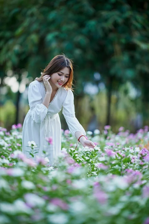 女子，美麗，模特兒，姿勢