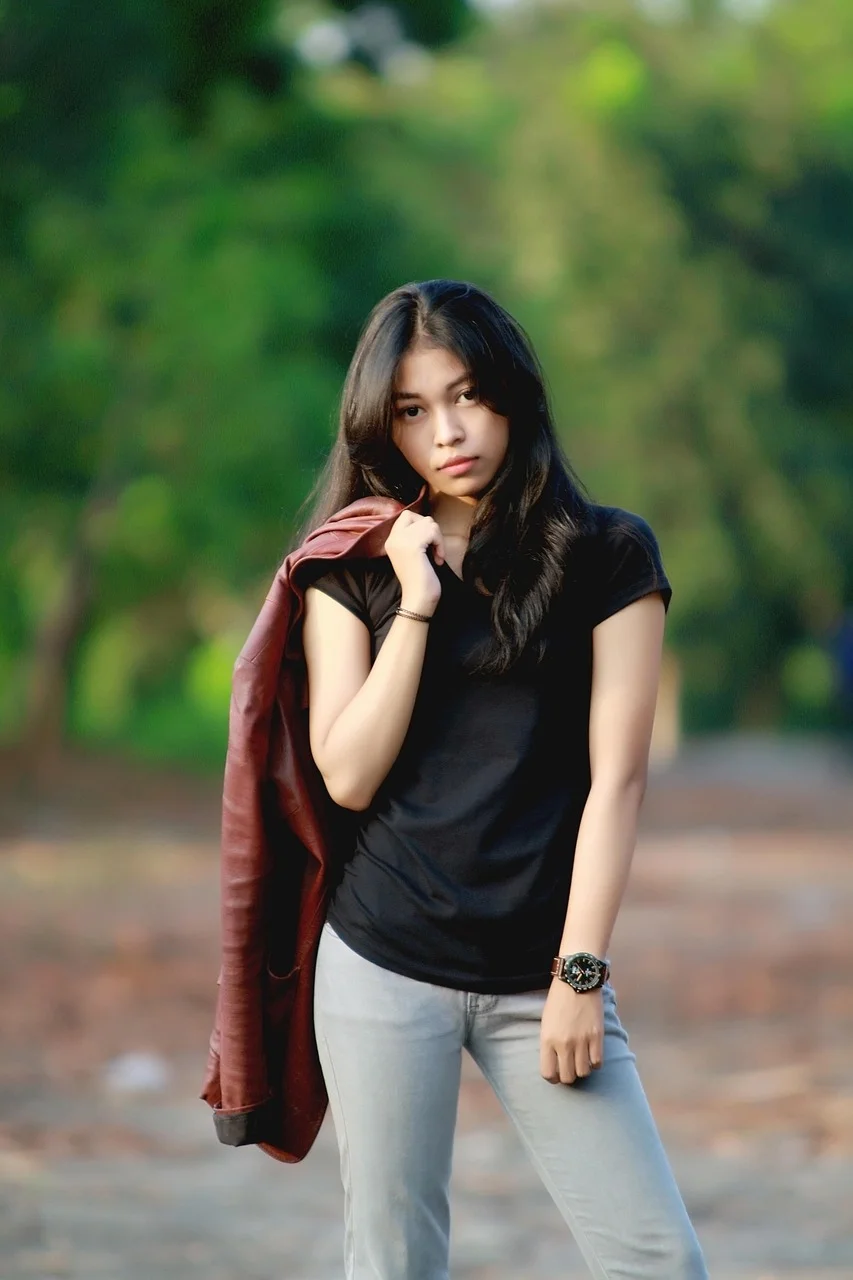 model, woman, portrait, out door