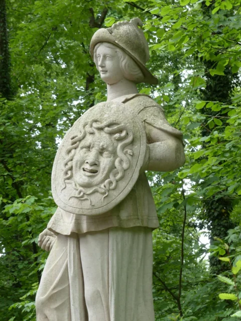 石像、女人、人物、Hellbrunn