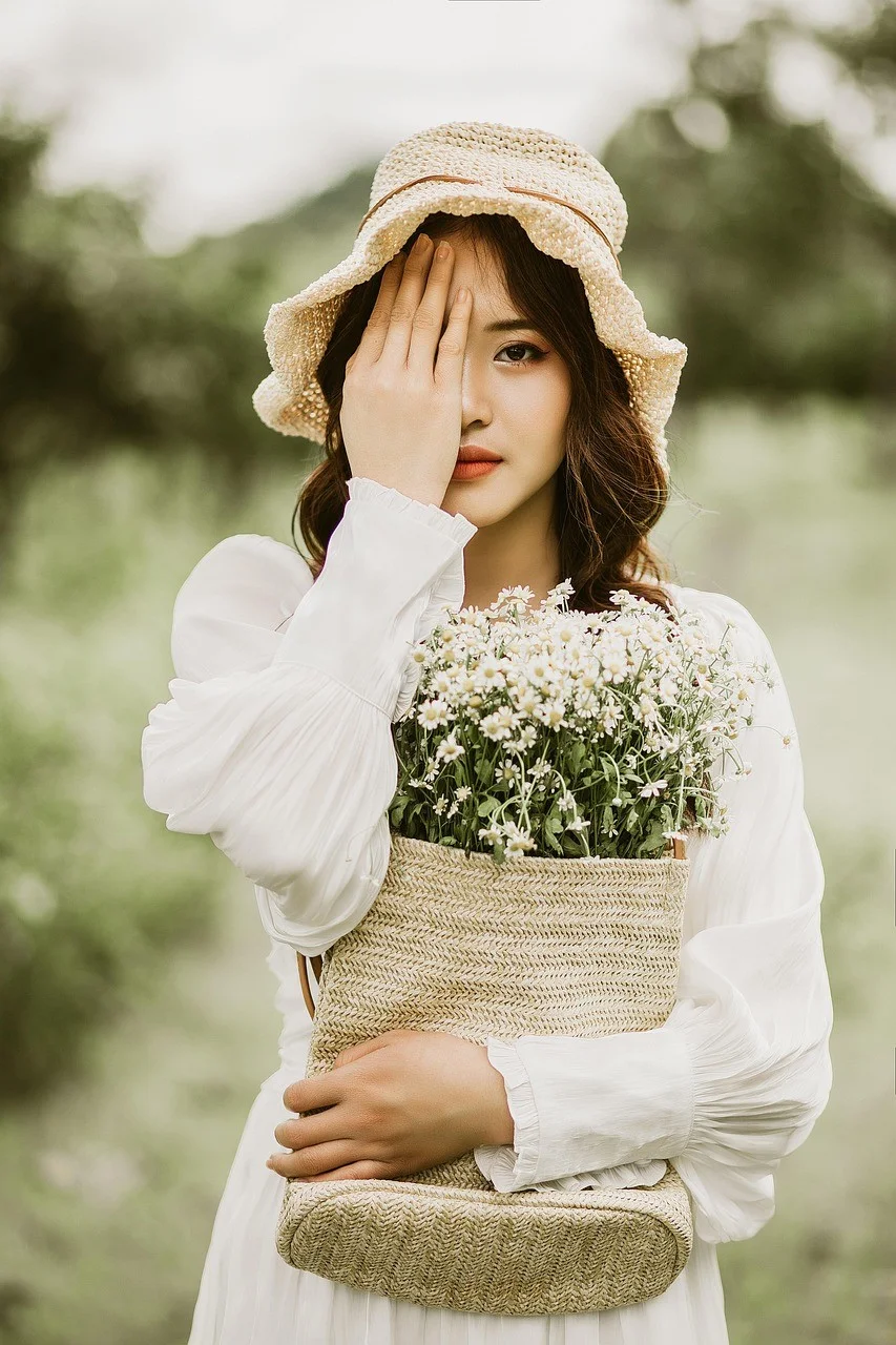 girl, portrait, beautiful, woman