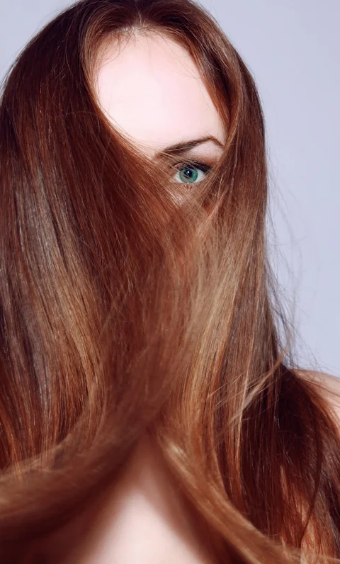 young, woman, female, long
