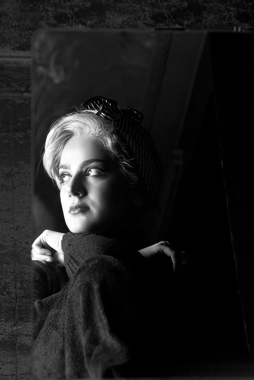 woman, model, face, pose