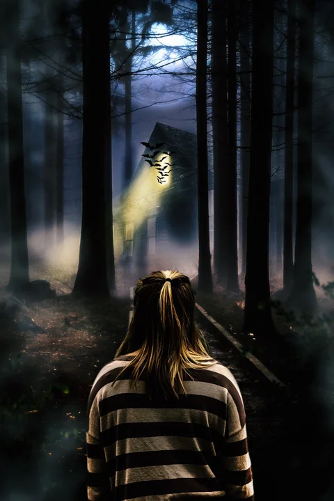 alone, haunted, ghost, girl
