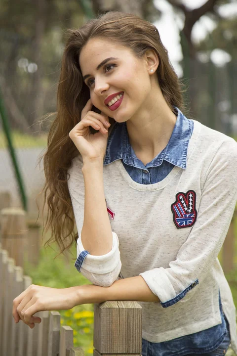 model, woman, to laugh, young girl