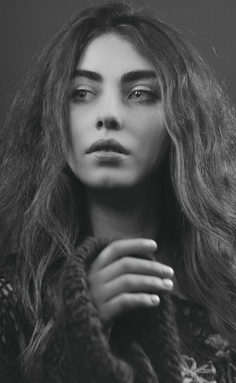 woman, model, face, look