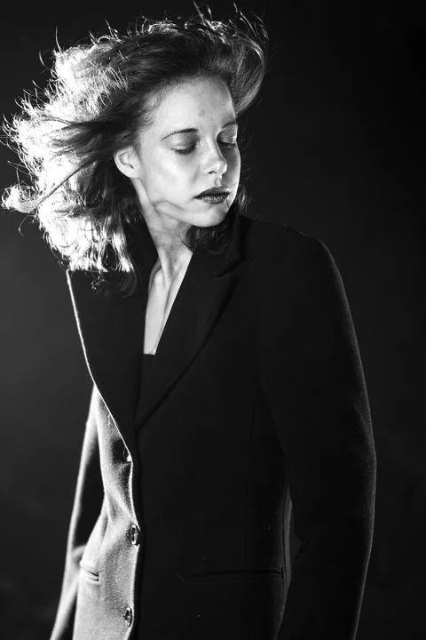portrait, woman, pose, model