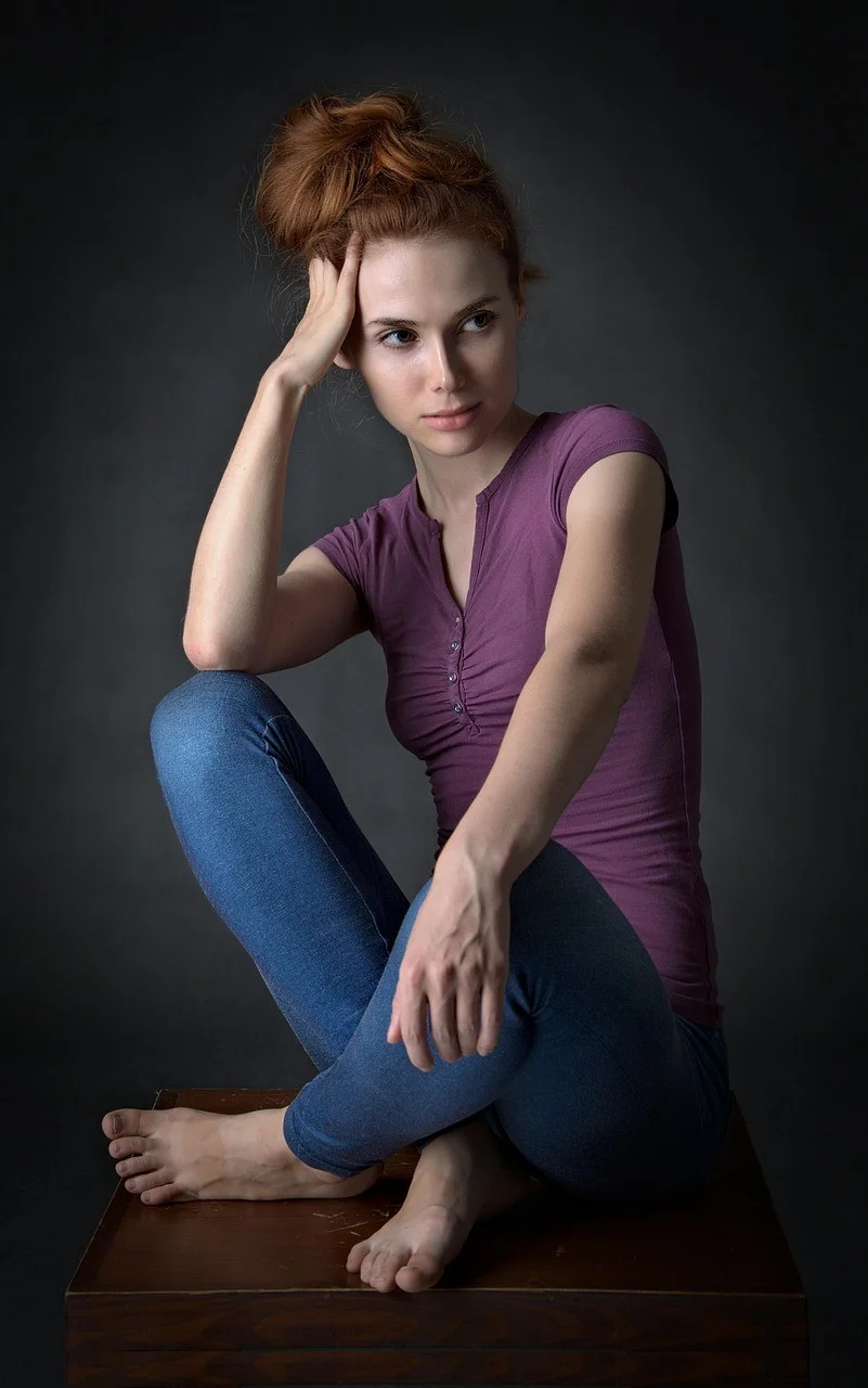 girl, woman, portrait, young