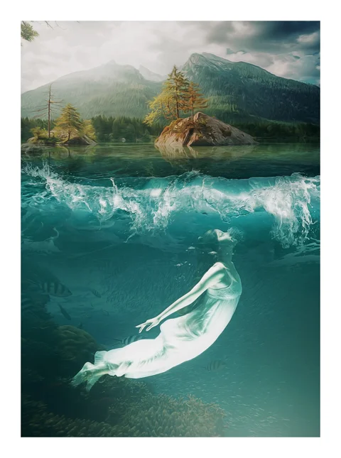 underwater, fantasy, gothic, dream