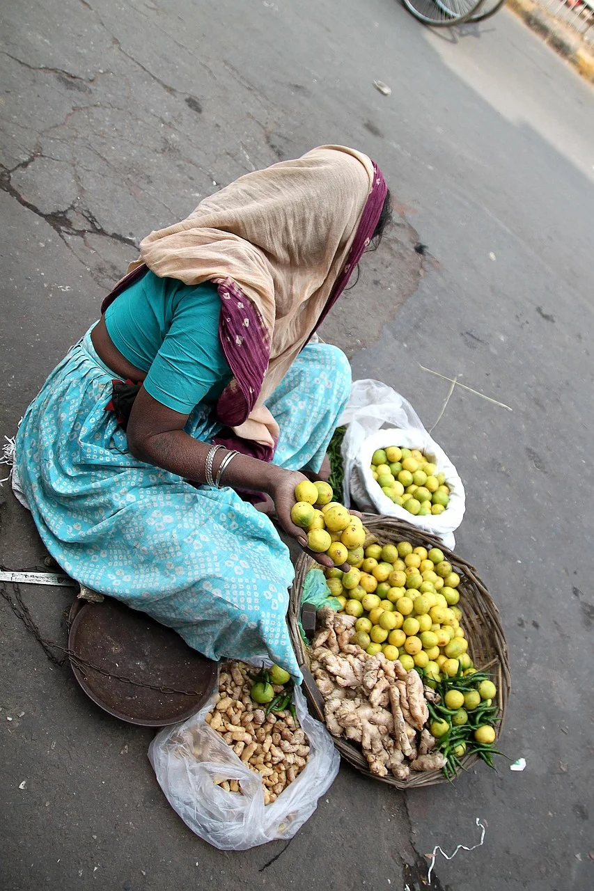 hawker, street vendor, seller, woman