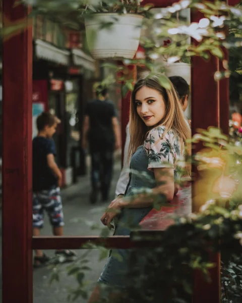 happy, portrait, smile, woman