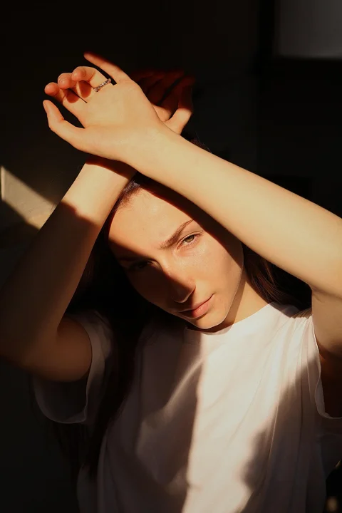 woman, face, model, young
