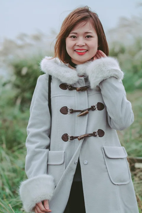 초상화, 사람들, 소녀, 미소