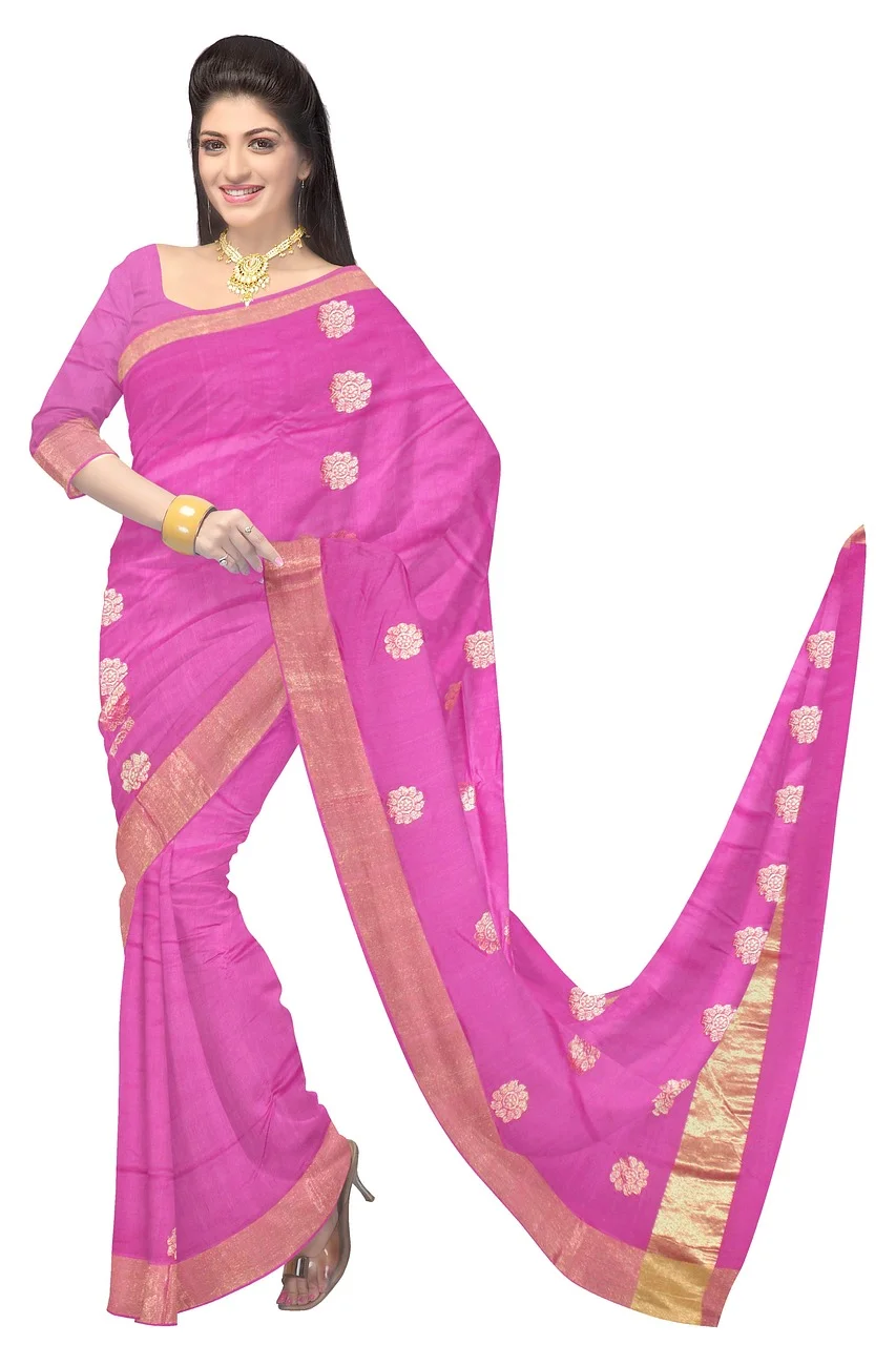 saree, fashion, silk, dress