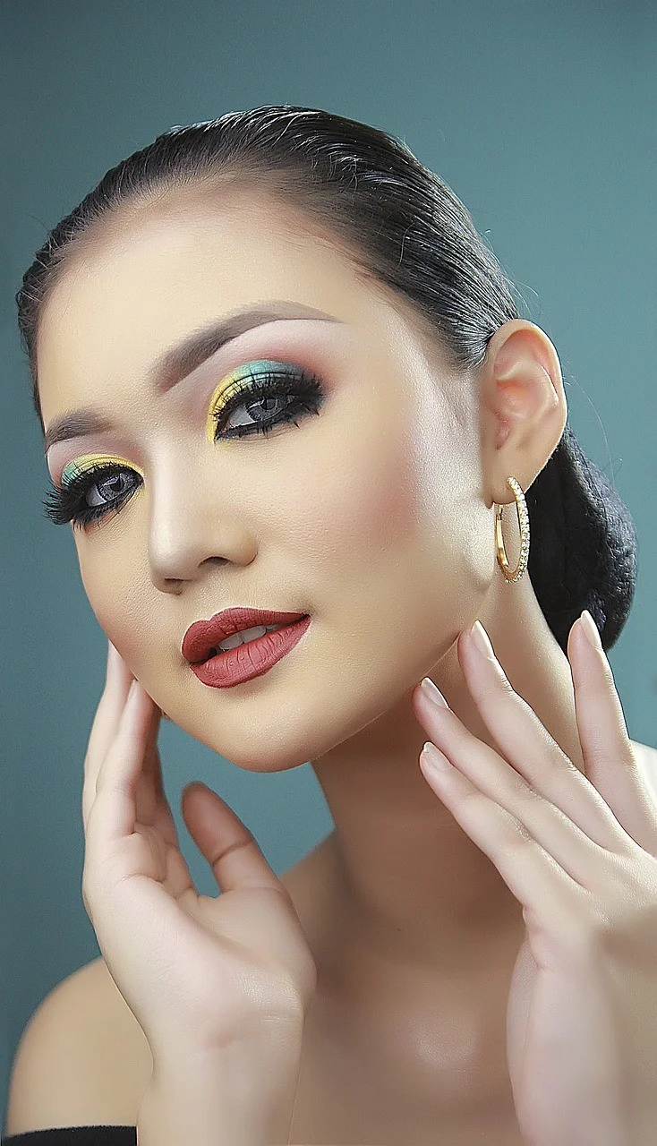 beautifully, woman, make up, cosmetology