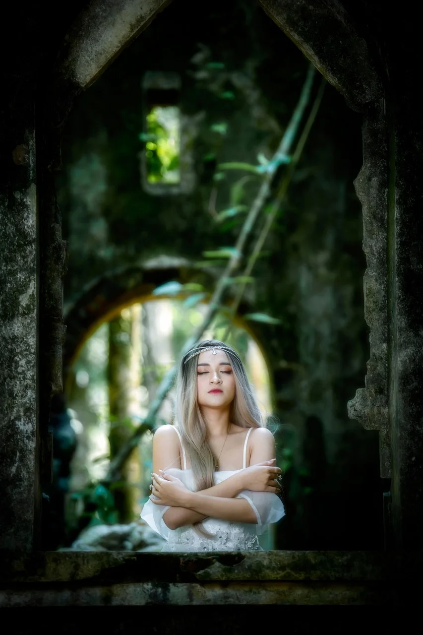 woman, model, portrait, pose