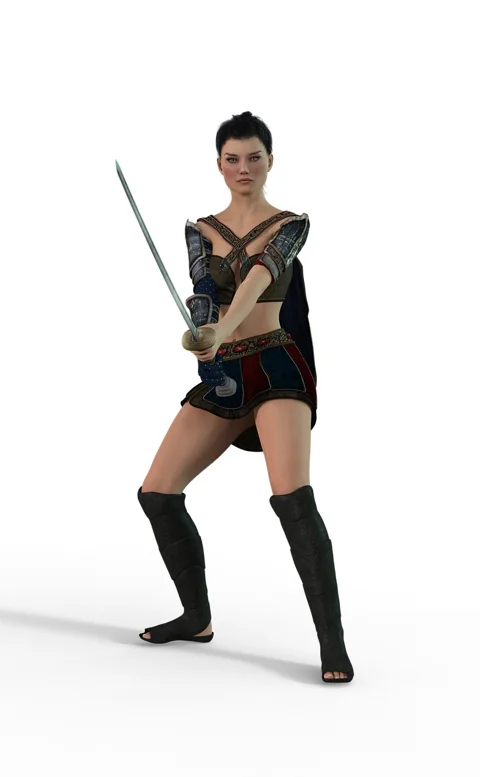 女性, 奇幻, CGI, 3D模型