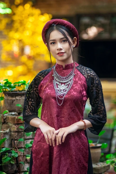 女人、奥黛、时尚、模特