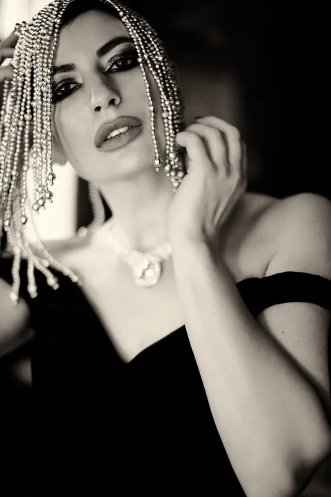woman, model, style, dress