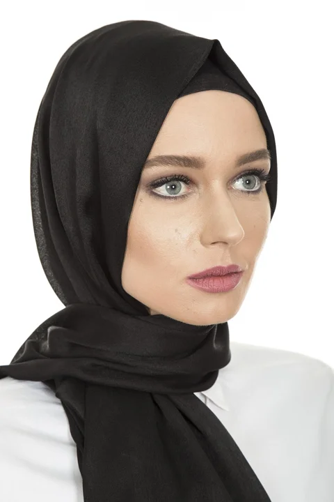 black, hijab, head cover, hair