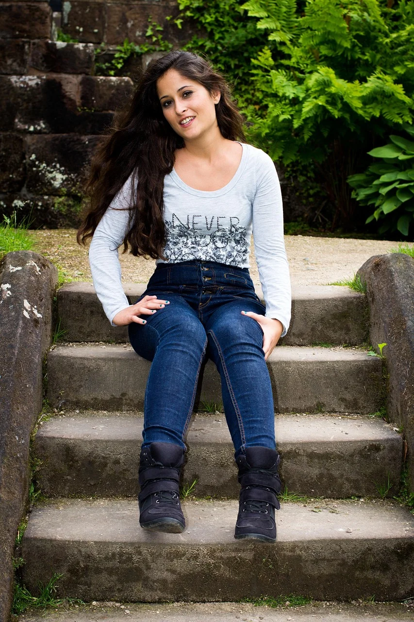model, beautiful, woman, posing