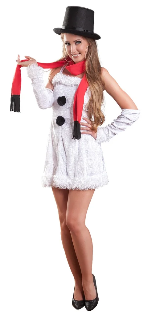 snow woman, winter, snow, christmas