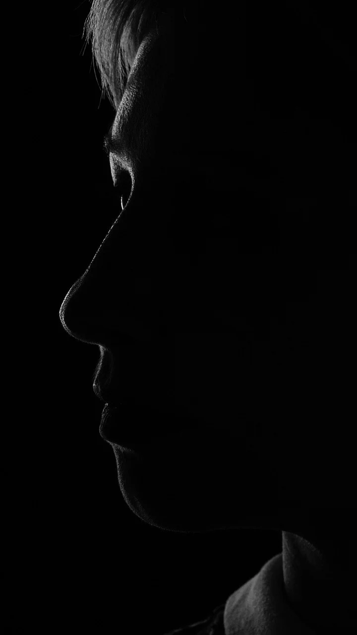 女人、美麗、單色、女性
