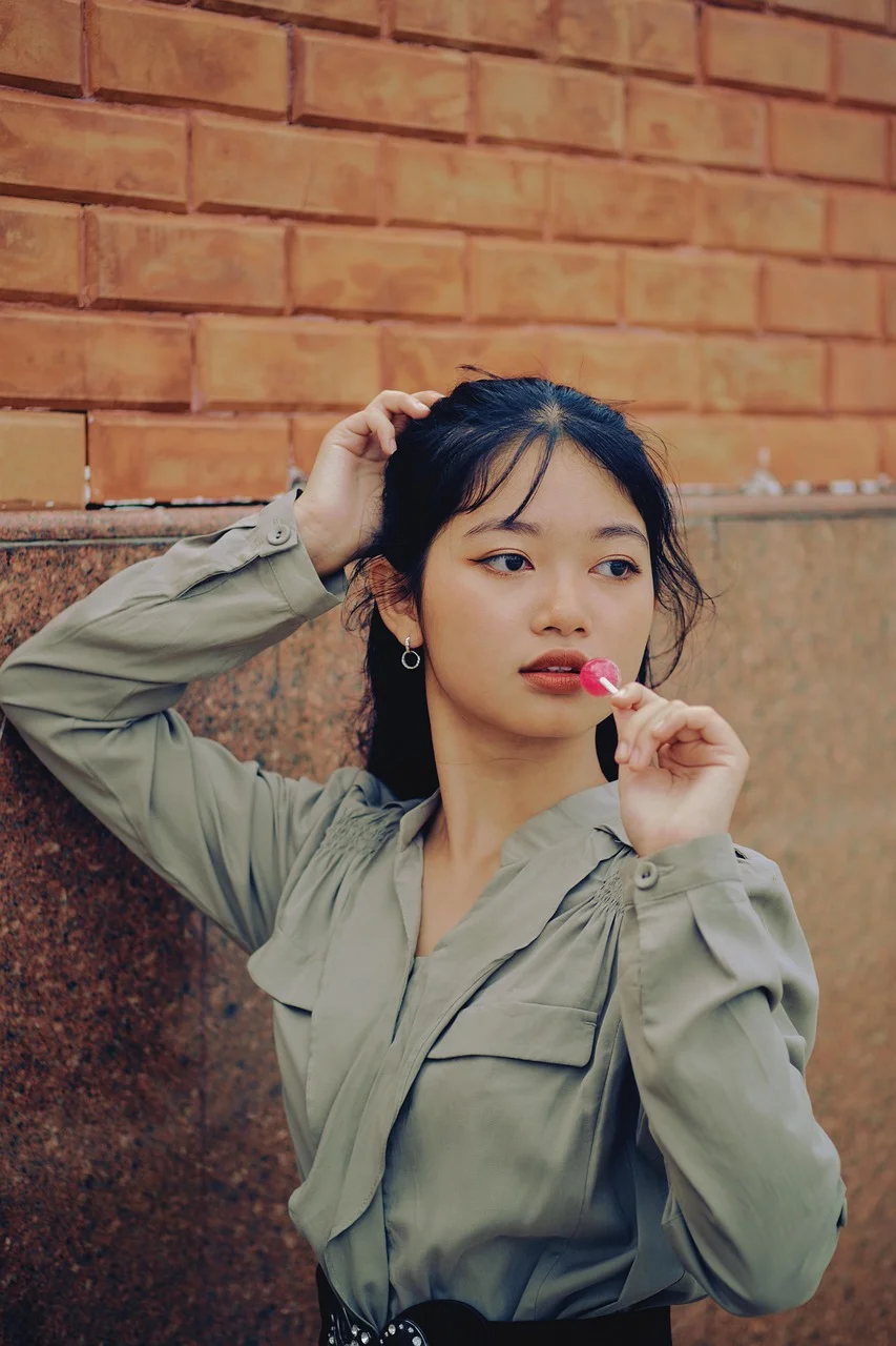 女人，模特，肖像，姿势