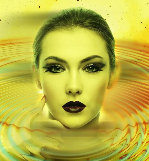 woman, face, head, portrait