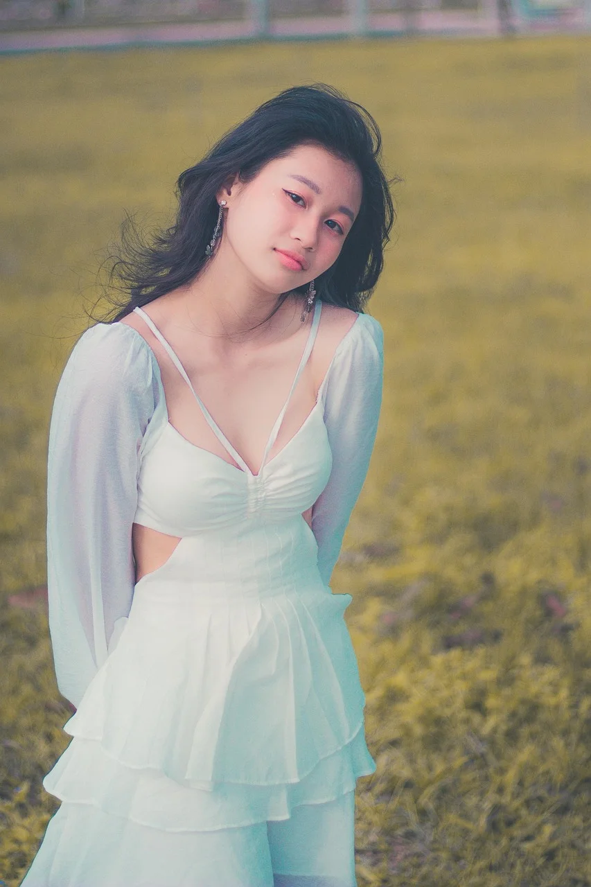 アジア人女性, ファッション, 屋外, 女性